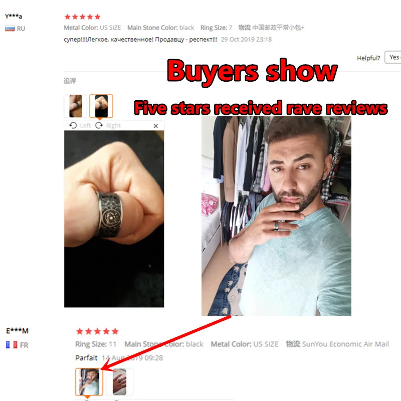 Мужское кольцо с драконом Викинга черное готическое из нержавеющей стали