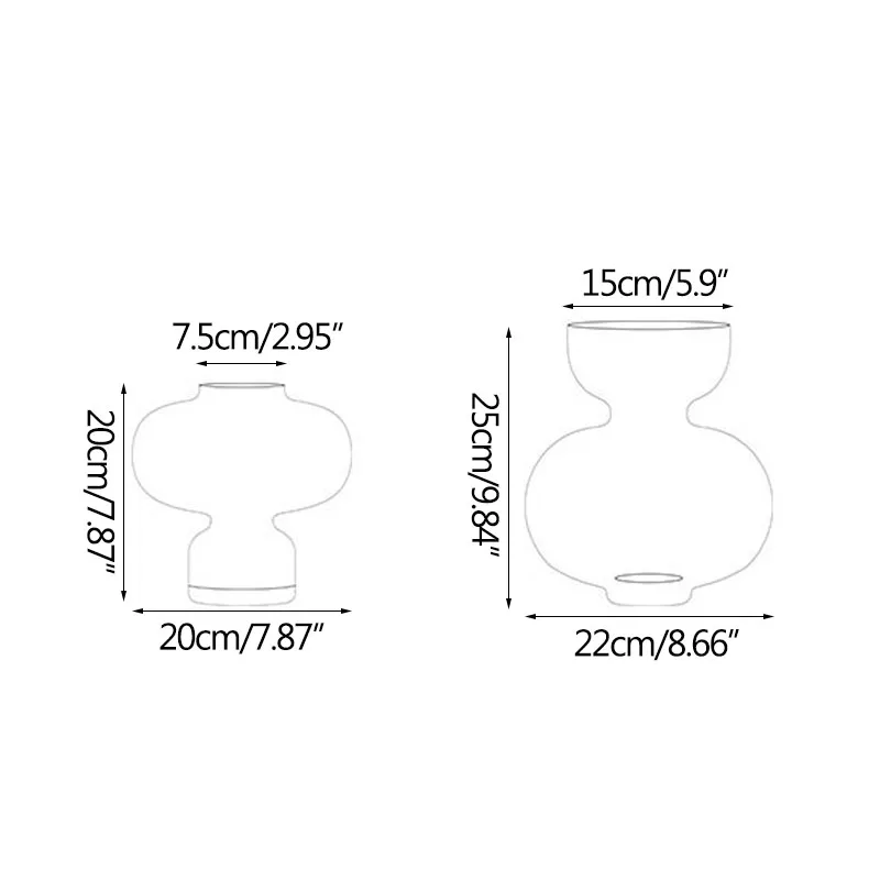 Nordic Gourd Glass Flower Vase Desktop Hydroponics Modern Home Decoration Plant Pot Furnishings Wedding Gift | Дом и сад