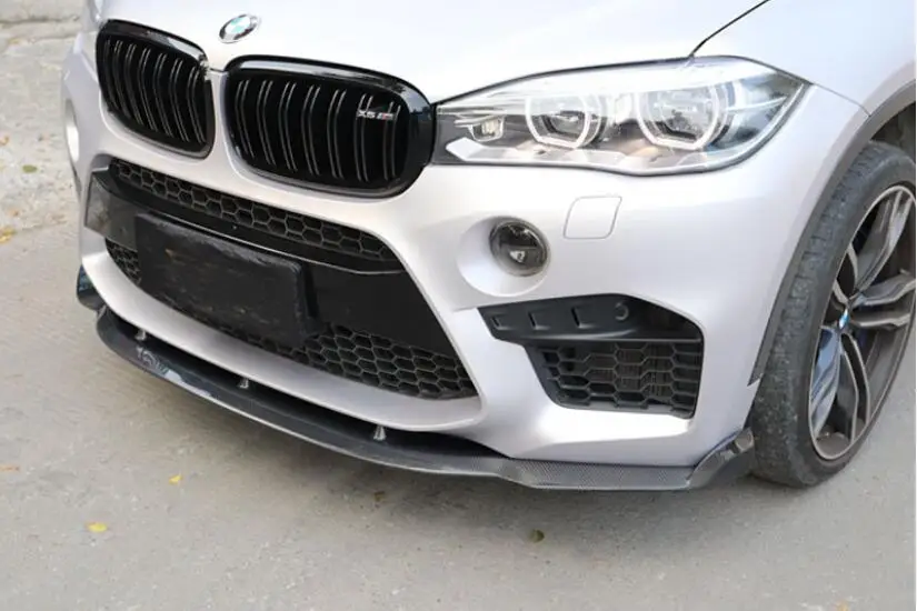 Передний бампер для BMW X5M X6M F85 F86 2014 2015 2016 2017 2018 2019 спойлер разветвители крышка из