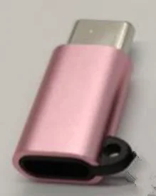 Pink Адаптер Micro USB Женский к USBC Мужской конвертер для huawei mate 20 X Pro P20 P30 samsung S9 S10 Plus Micro Usb к type-C зарядное устройство - Цвет: Pink