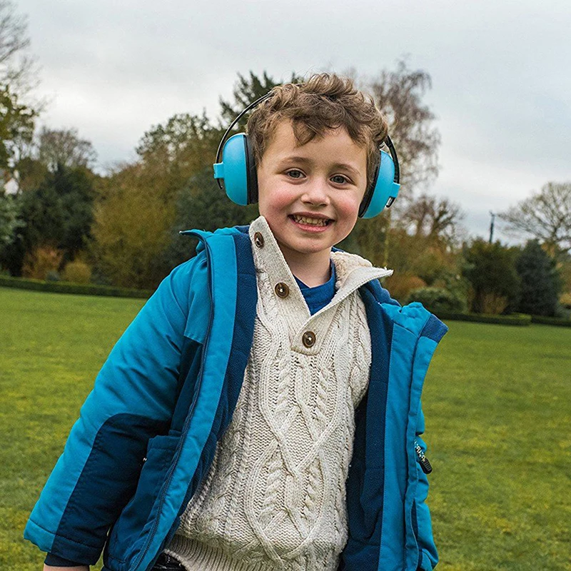 Регулируемые мягкие наушники для детей защита слуха шумоподавляющие