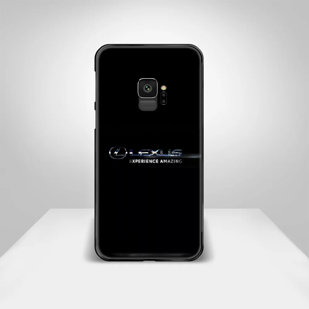 

Lexus car Phone Case Cover For Samsung Galaxy A10 A20 A30 E A40 A50 A51 A70 A71 J 5 6 7 8 S black waterproof luxury shell tpu
