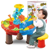 14pcs beach toy set kids gift digging pit sand water table shovel outdoor educational games for play funny dredging tool