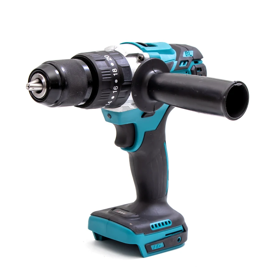 

Электрический ударный гайковерт HILDA 18-68 В 1/2", черный+синий, для аккумулятора Makita 18 В