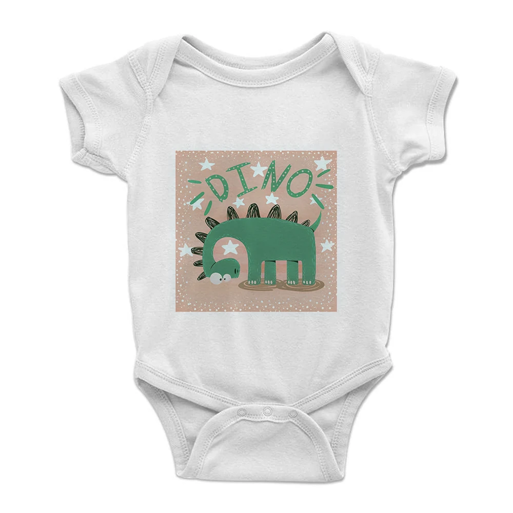 

Baby Clothes Kawaii Dinosaur Cartoon Romper Newborn Hipster New Streetwear Cute Baby Girls Boys Bodysuit Fine Loose Plus Size