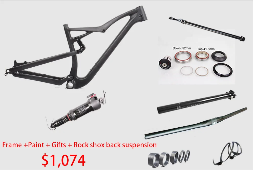 Customized Лидер продаж Новые карбоновые эндуро велосипедные рамы с регулируемым путешествием. 29er Boost Все рамы для горного велосипеда - Цвет: Customized