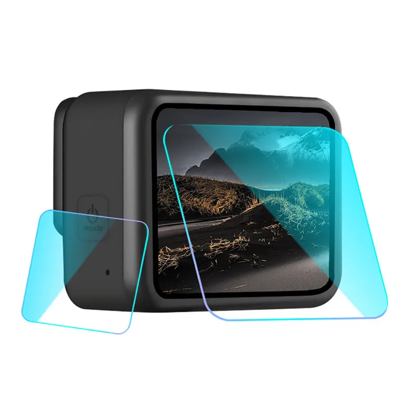 2 шт для Gopro Hero 8 черное защитное покрытие из закаленного стекла чехол ЖК экран