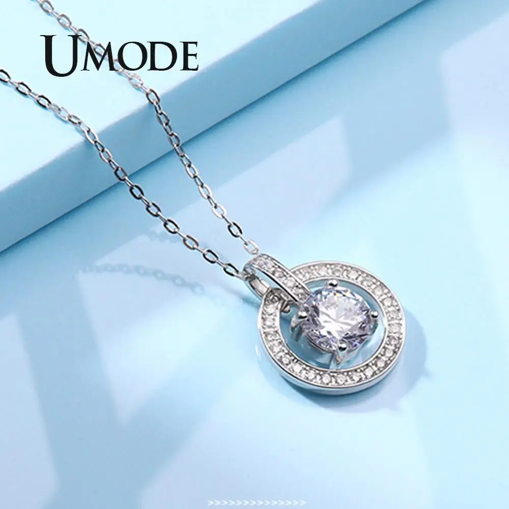 UMODE круглые винтажные ожерелья и подвески для женщин богемное ожерелье на