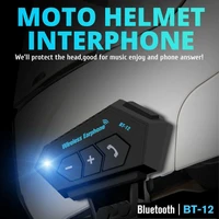 motorcycle intercom multifunctional wireless bluetooth helmet headset with built in speaker handsfree calling earphone headphone