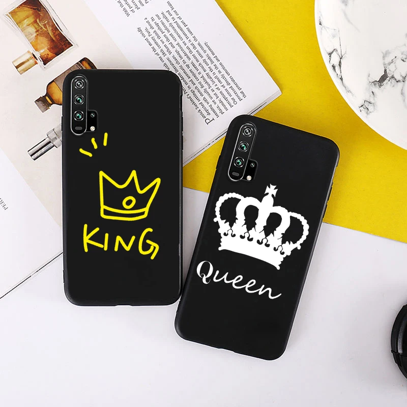 

Honor 10X Lite Silicone Case For Huawei Honor 9S 9C 9A 9X Pro 8A 8X 8S 7X 8C 6X 9i 2018 Honor 20s 10 Lite Case Cover KING Queen