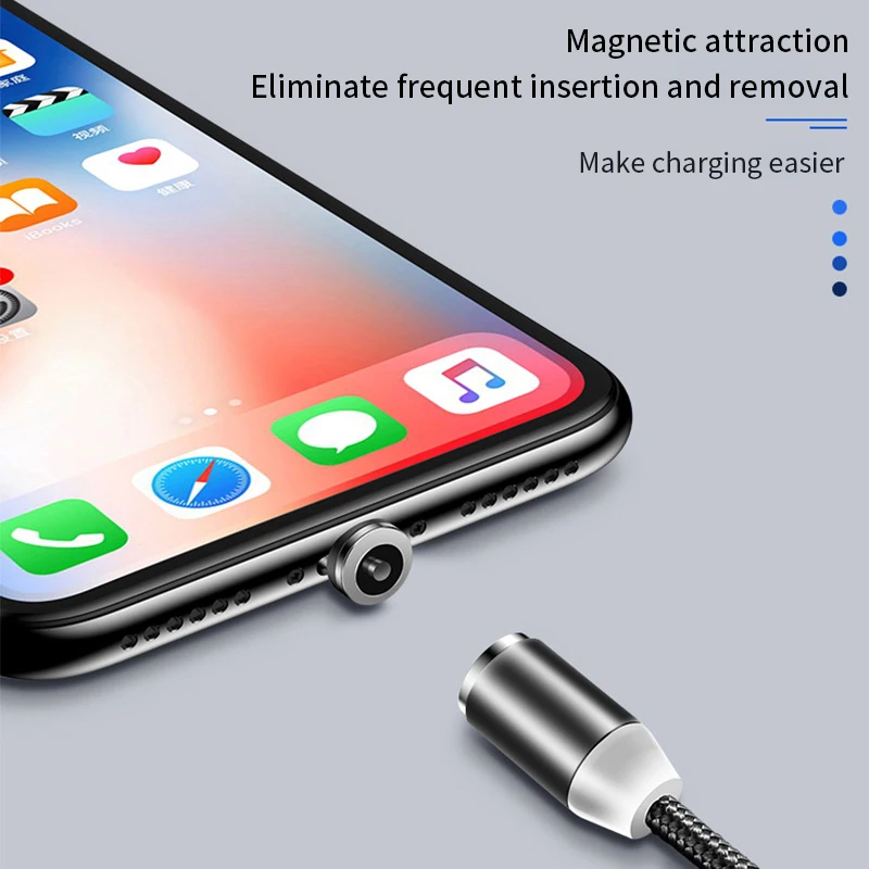 Новый Магнитный usb кабель для быстрой зарядки Xiaomi Redmi Iphone магнитный шнур huawei TYPE C