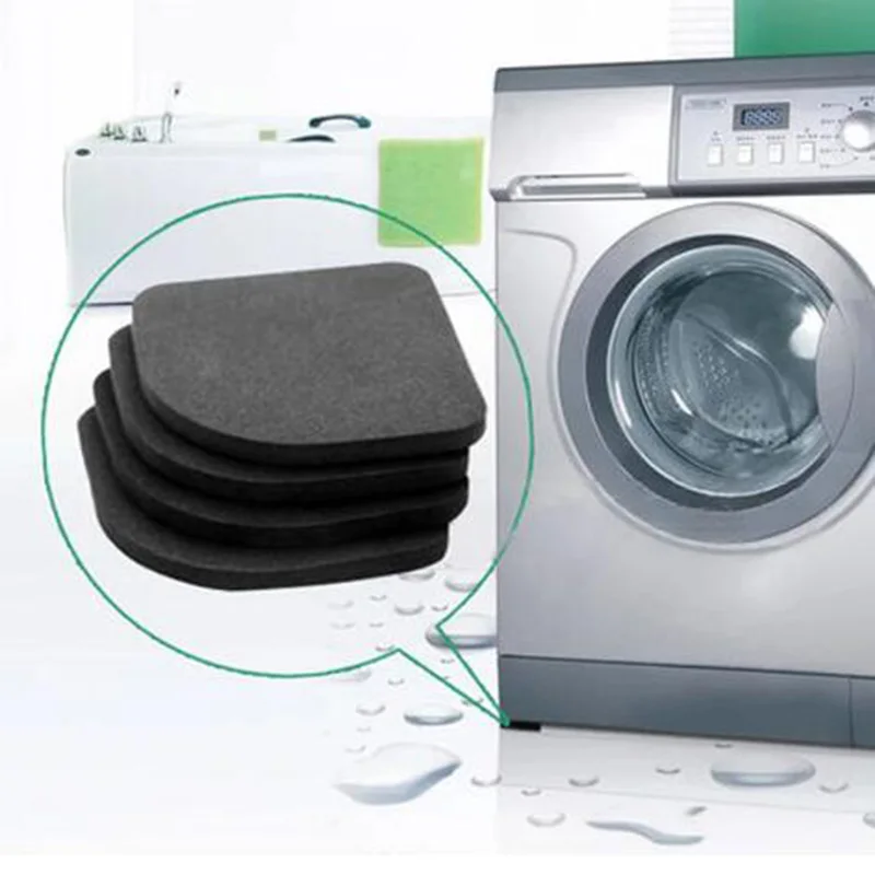 

High Quality Washing Machine Shock Pads Non-Slip Mats Refrigerator Anti-vibration Pad 4pcs/Set Quality