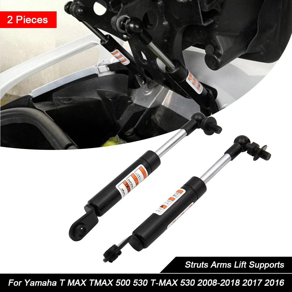 

1 пара стойки, опора для подъема рычагов для Yamaha T MAX TMAX 500 530 T-MAX 530 2008-2018 2017 2016, амортизаторы, подъемное сиденье TMAX530