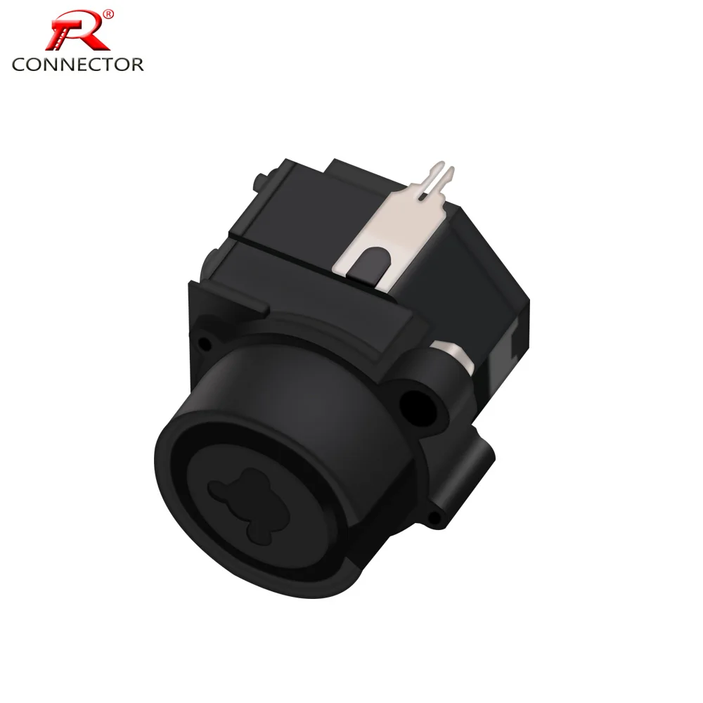 Двухфункциональный разъем xlr + jack 6 35 мм профессиональный аудиоразъем 7 контактный