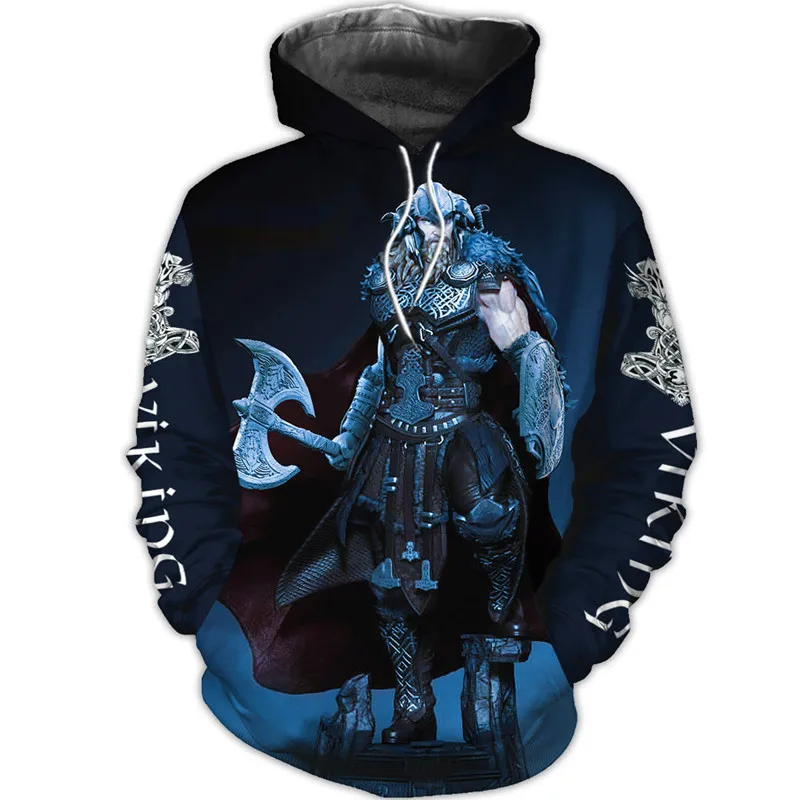 

Viking Thor 3D Printed Men Women Fashion Casual Hoodie Autumn Winter Sweatshirt