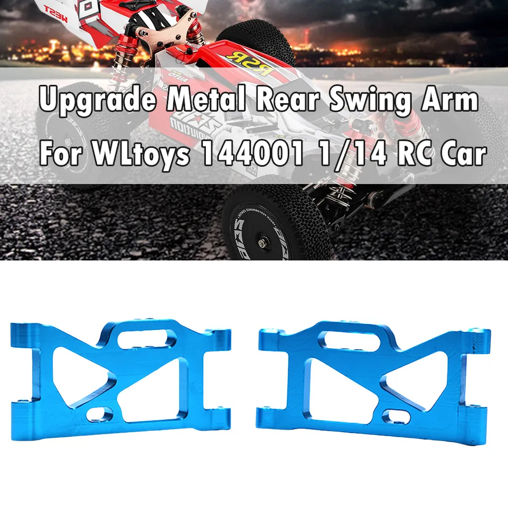 

HIINST 2020 новое обновление 2 шт металлический задний поворотный рычаг запасные части для WLtoys 144001 1/14 RC автомобиль Высокое качество обновления а...