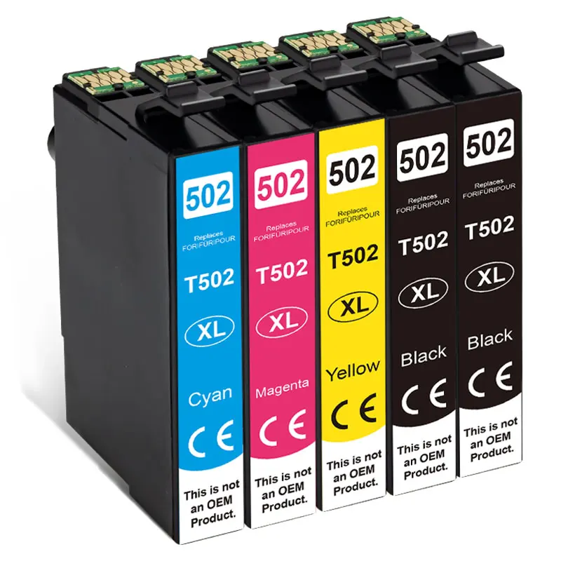 

ALIZEO Compatible Ink Cartridge E-502XL T502 T502XL for Epson Expression Home XP-5100 XP-5105 WorkForce WF-2860DWF WF-2865DWF