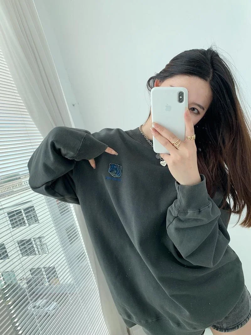 

22SS Fox Head Embroidery Print 100% Cotton EU Size ADER ERROR Hoodies Men Women Streetwear Autumn Winter Harajuku Military