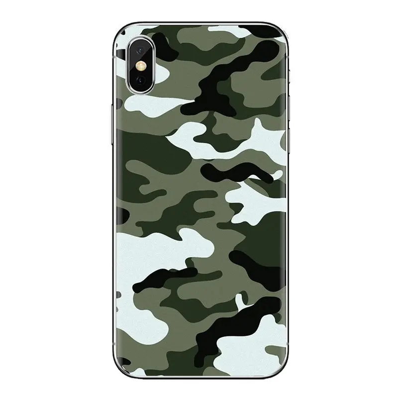 Камуфляж Форма военной камуфляжной расцветки чехол для телефона iPhone XS Max XR X 4 4S 5 5S