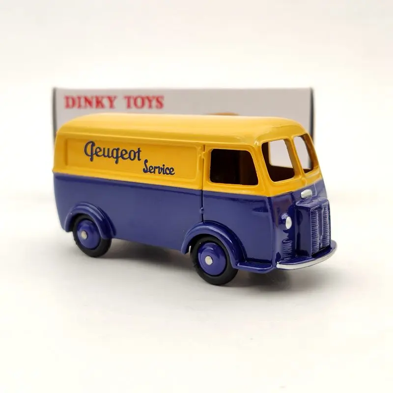 Атлас 1/43 миниатюрные игрушки Dinky 25B для P ~ fourfourgon Tole D.3.A желтый литье под давлением|