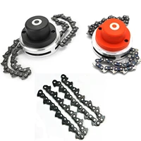 universal 65mn lawn mower chain grass trimmer head chain brushcutter for garden trimmer grass cutter spare parts tools mowing