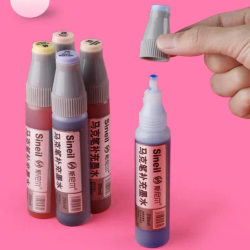 Marker Replenishing Liquid Universal Touch Water Filling Alcohol Oily 24 Color 36 48 60 Ink | Канцтовары для офиса и дома