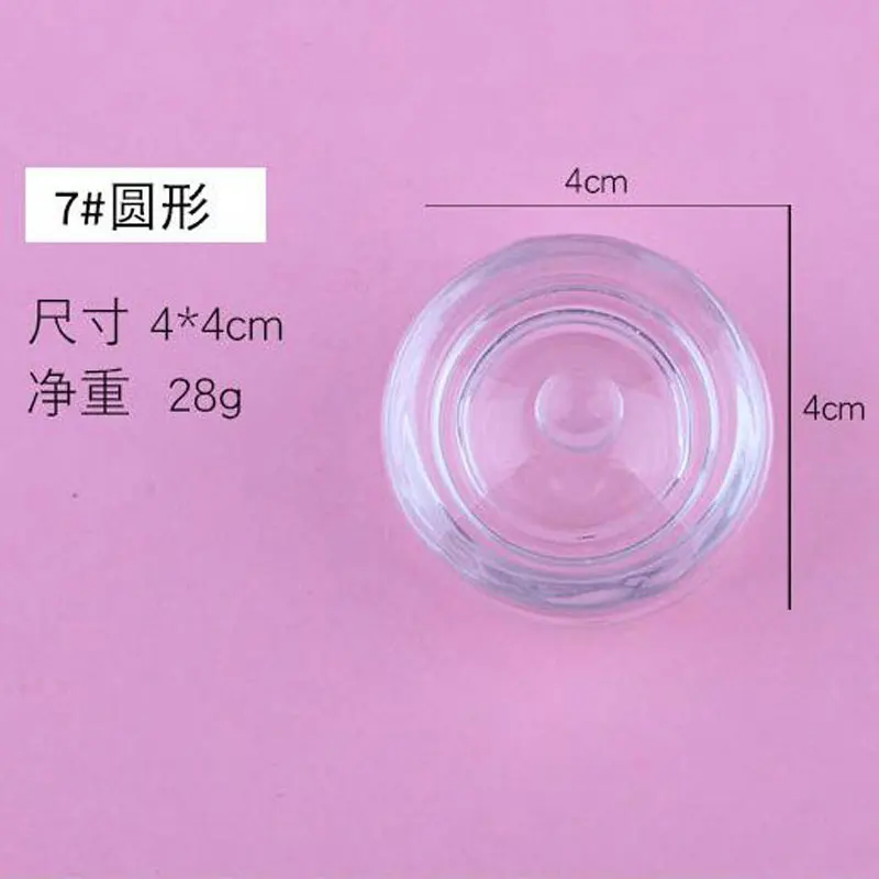 1 шт. розовое Хрустальное стекло акриловая пудра Жидкость для ногтей подставка