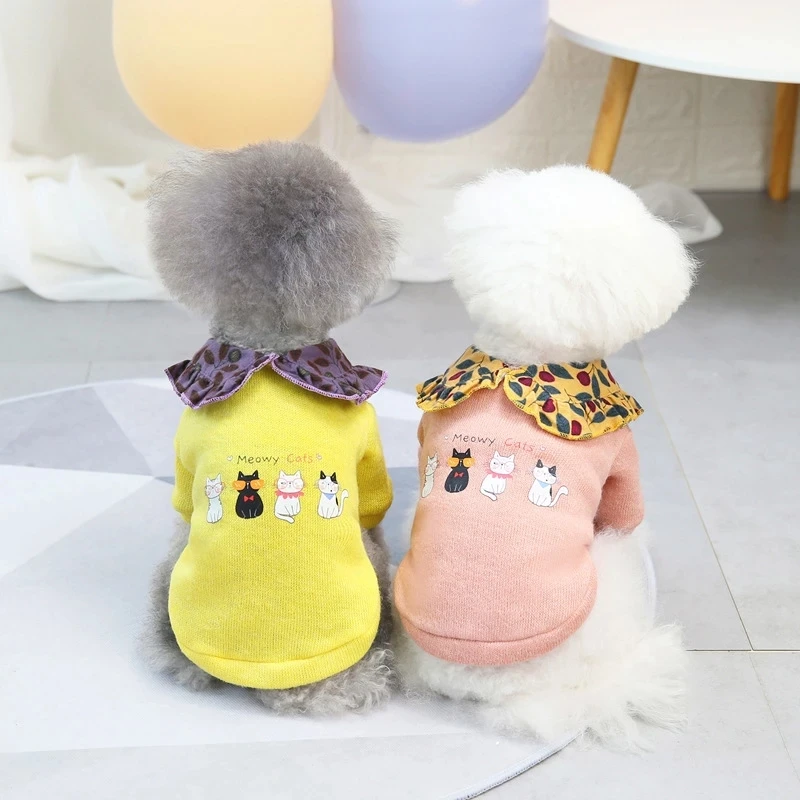 

Winter Dog Clothes Cat Puppy Coat Cheap Pet Products Supplies Warm Dog Clothing Outfit Garment Yorkshire Poodle Sweater Products