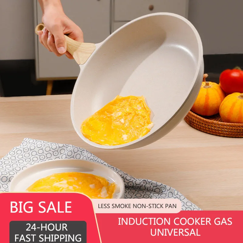 

Maifan Stone Frying Pan Nonstick Home Breakfast Pot Induction Cooker Gas Stove Fried Steak Pancake Nonstick Frying Pan