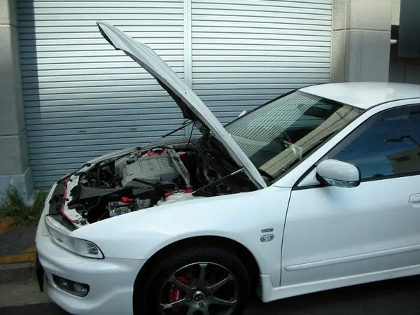 Газовые стойки для капота Mitsubishi GALANT EC/EA углеродное волокно амортизатор Для