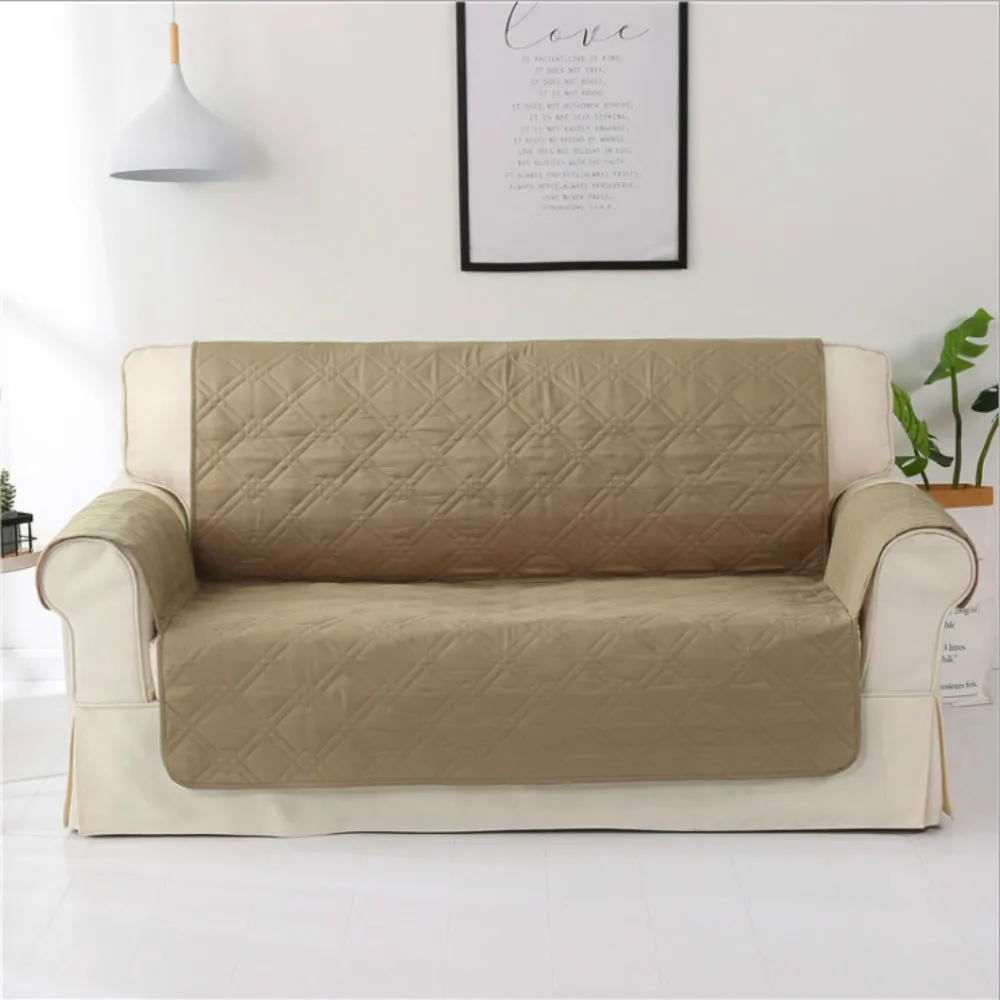 Водонепроницаемый чехол для дивана однотонный всесезонный универсальный