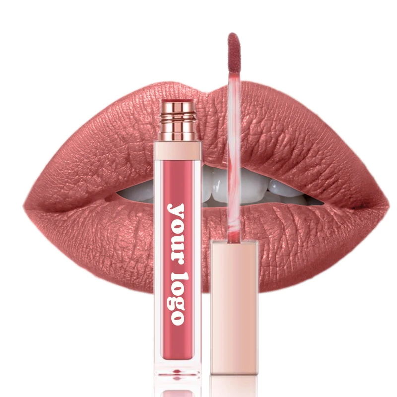 

Make Your Own Makeup Brand Cosmetics Lip Liquid Matte Lipstick Private Label Bulk Lipgloss Custom Logo Wholesale Oem Odm