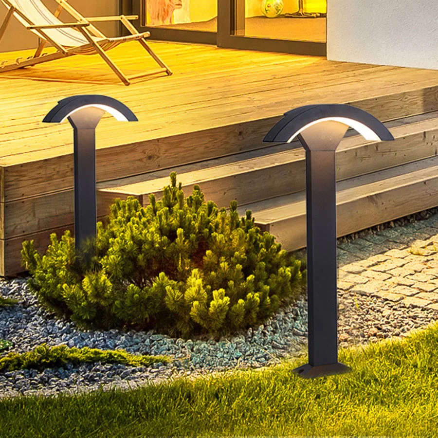 

60CM Outdoor Waterproof Garden Bollards Light Courtyard Villa Pillar Lawn Light Holiday Villa Hotel Yard Pathway Light