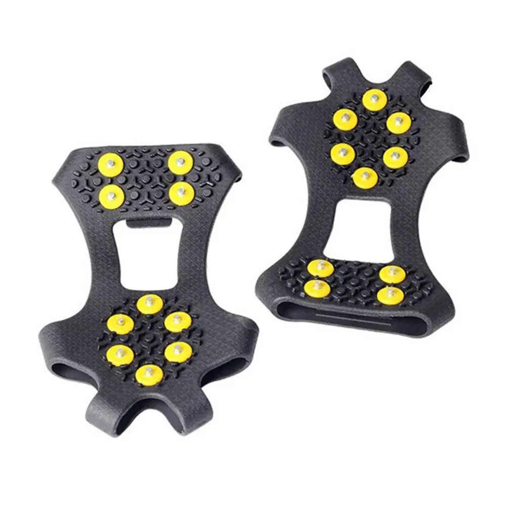 

Нескользящий чехол для обуви для активного отдыха, туризма, 10 зубьев, ТПЭ, альпинизма, альпинизма