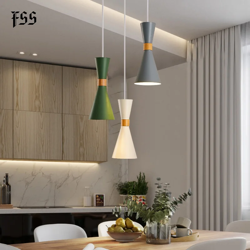 Светодиодный подвесной светильник FSS в скандинавском стиле современные лампы