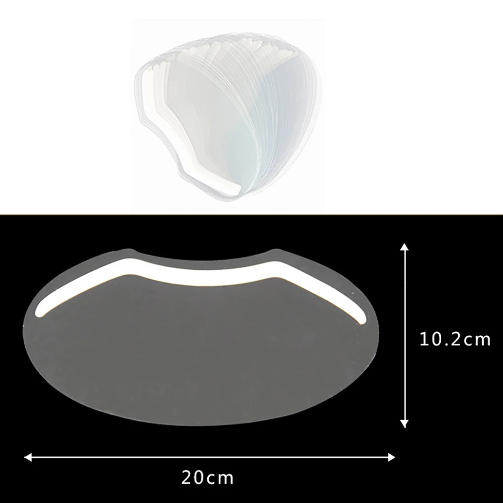 

50Pcs/Set Salon Disposable Plastic Hairspray Shield Eyes Face Protector Cover Face Protecting Barber Shields Supplie