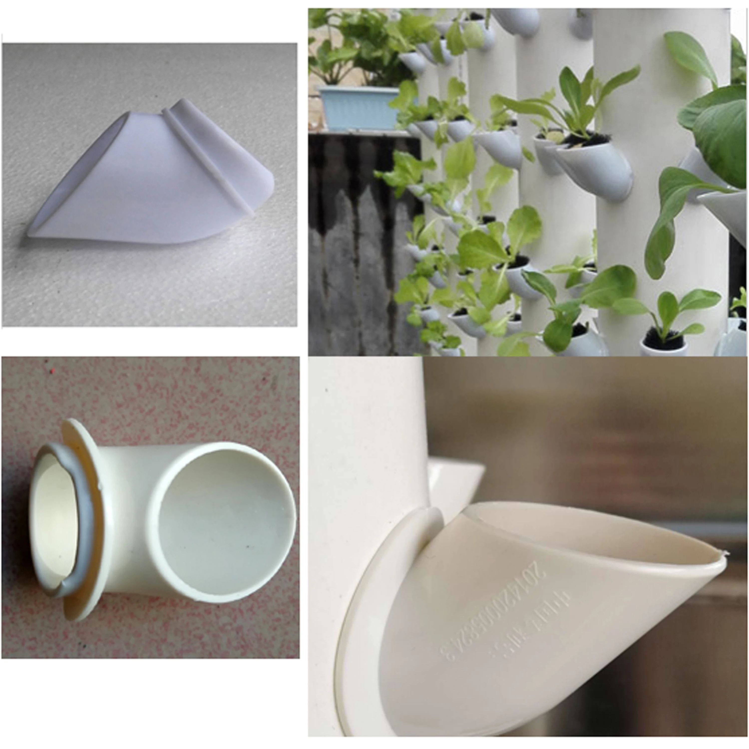 

50 Pcs Cup Hydroponics Vertical Tower Plant Pots accessories Hydroponic colonization cups Flower Container Plant Grow Pot