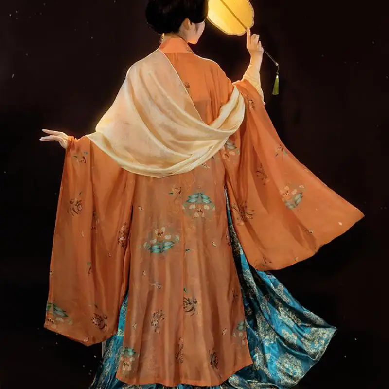 2021 женское традиционное китайское платье ханьфу династия Хань новинка одежда