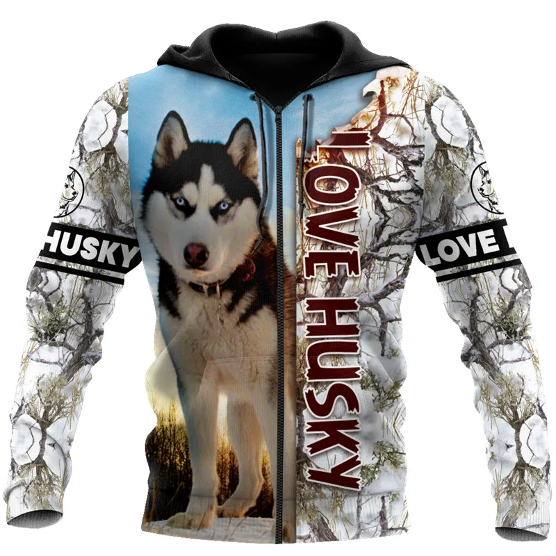 Толстовка мужская с капюшоном и 3D-принтом на молнии | Женская одежда