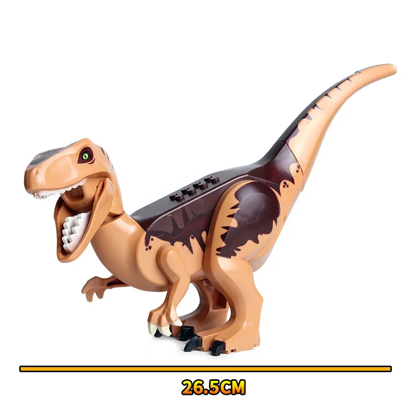 Юрского периода брутальный Раптор строительные блоки Динозавр мир 2 кирпича