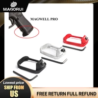 magorui pro magwell mag well for glock 19 23 32 38 gen 3 4 tactical hunting accessories for glock magwells