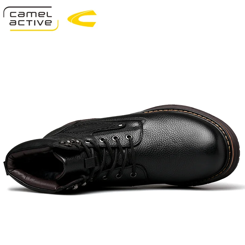 Camel Active Новая мужская обувь с высоким берцем прочная противоскользящая теплая