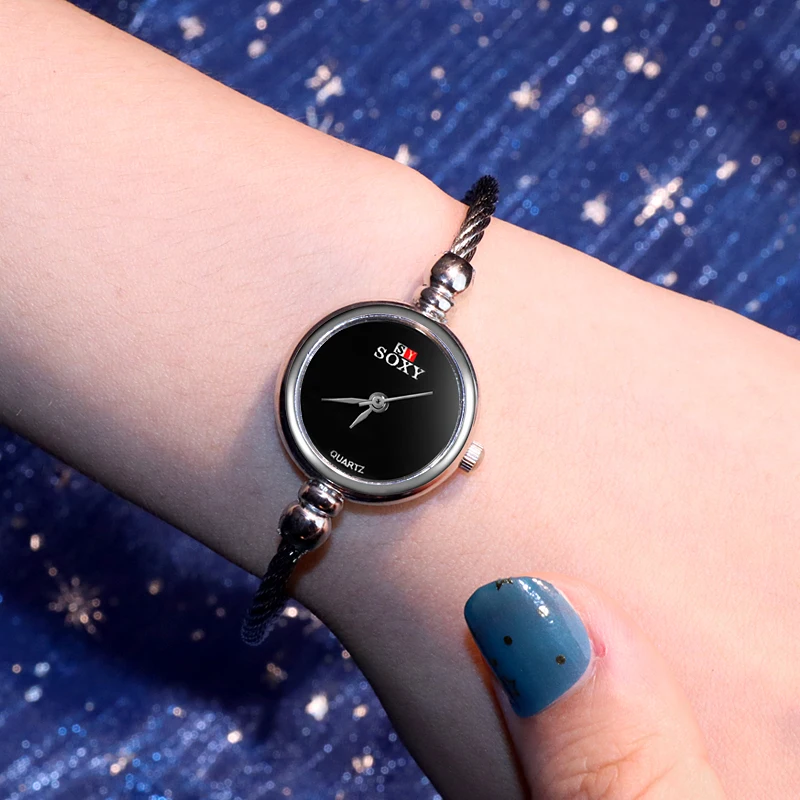 Топ бренд сексуальные женские часы лучший Роскошные Кварцевые мода фиолетовый