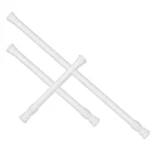 Телескопическая палка для занавески в ванную комнату, регулируемая телескопическая палка, нагруженная вешалка, раздвижные палки с пружинной нагрузкой, многофункциональная