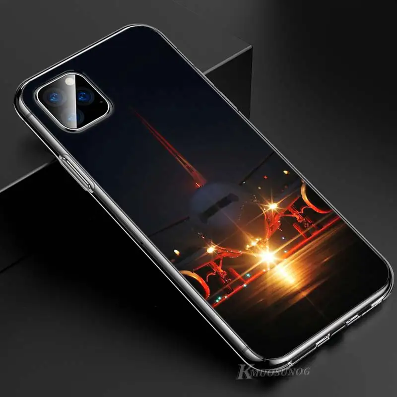 Прозрачный ТПУ чехол самолет для iPhone 11 11Pro XS MAX XR X 8 7 6S 6 Plus 5S чехол для телефона - Цвет: Style 15