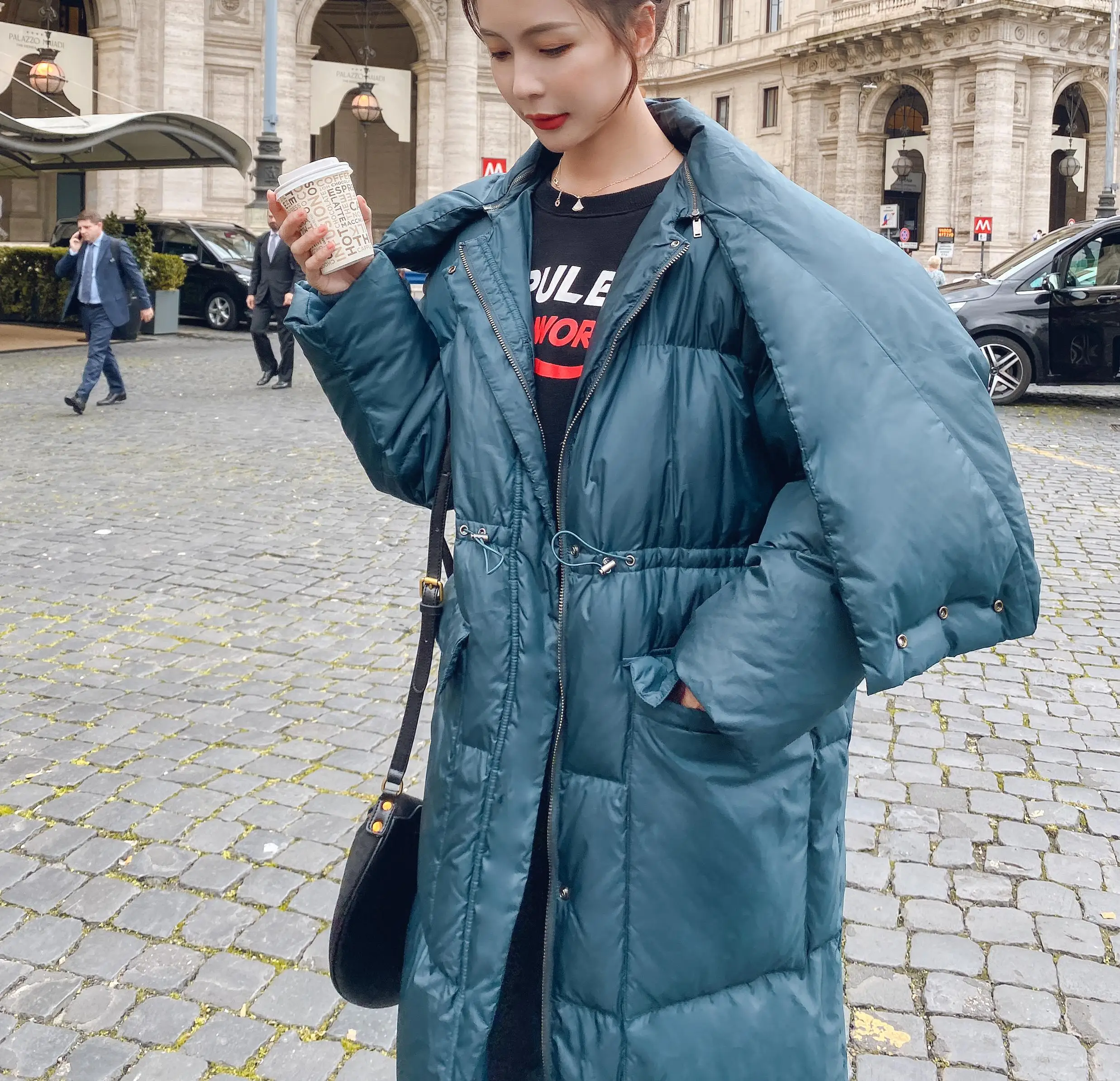 

Padded Coat 2020 Fashion Autumn Femme Loose Overcoats Winter Jacket Women Hooded Parka Warm Thick Long Cotton