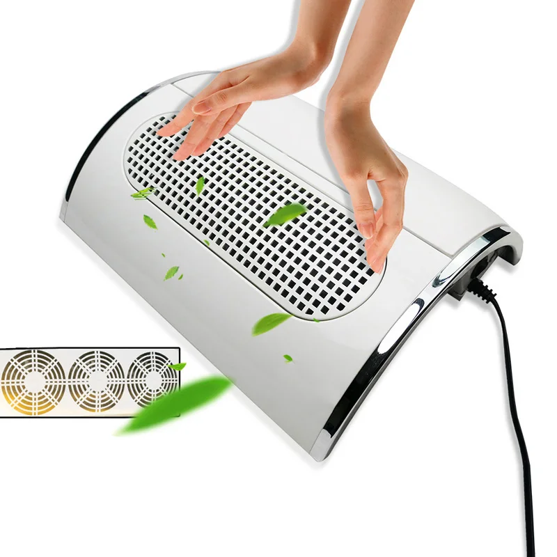 Маникюрный вентилятор машина для сбора пыли с 3 вентиляторами и 2 мешками