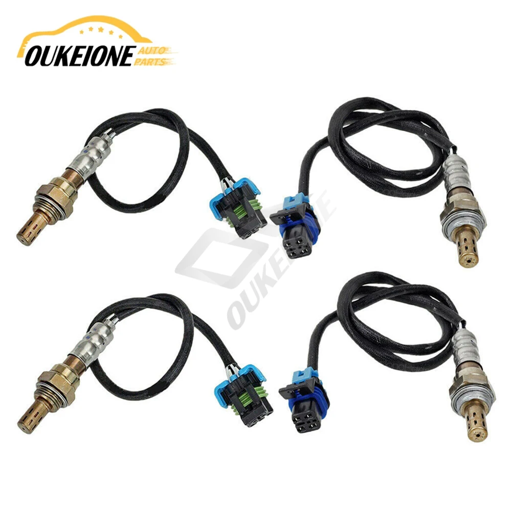 

Кислородный датчик, 4 провода, лямбда, ниже по потоку, для 06 07 09 Chevrolet avalsilverado 1500 GMC Yukon Hummer H3 5.3L, 4 шт.