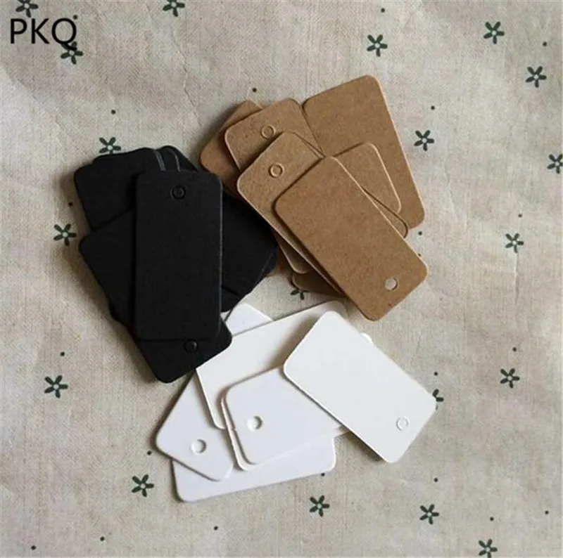 100 шт/партия 2*4 см оберточная бумага в винтажном стиле подвесные карточки для