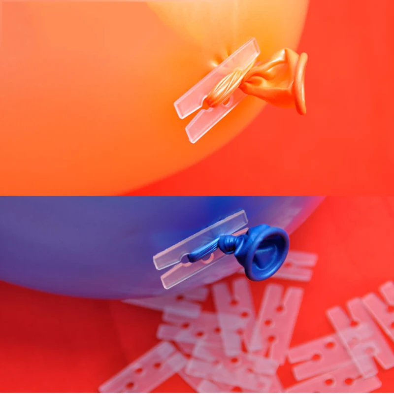 50 шт клипсы для воздушных шаров игрушки детей зажим полезные Форма воздушный шар